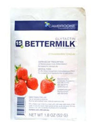 Cambrooke Therapeutics PKU Oral Supplement Glytactin BetterMilk 15 Strawberry Creme Flavor 1.8 oz. Individual Packet Powder
