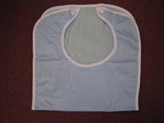 Lew Jan Textile Bib Hook and Loop Closure Reusable Terry Cloth
