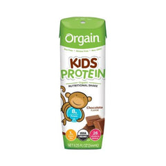 Orgain Inc Pediatric Oral Supplement Orgain® Kids® Protein Organic Nutritional Shake Chocolate Flavor 8.25 oz. Carton Ready to Use