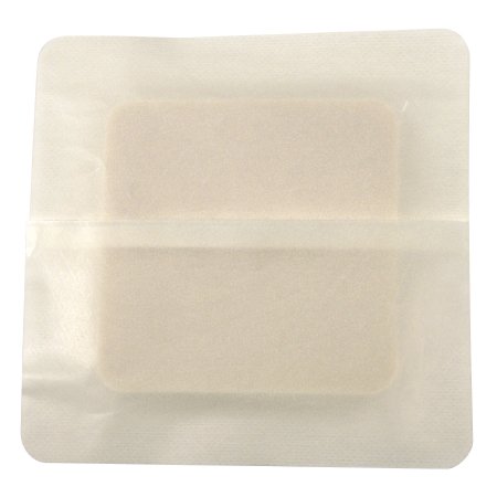 Dynarex Silver Foam Dressing DynaFoam™ AG 4 X 4 Inch Square Sterile