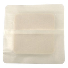 Dynarex Silver Foam Dressing DynaFoam™ AG 4 X 4 Inch Square Sterile