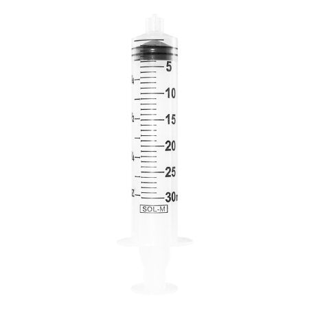 Sol-Millennium Medical General Purpose Syringe SOL-M™ 30 mL Individual Pack Luer Lock Tip Without Safety