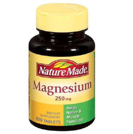 Pharmavite Mineral Supplement Nature Made® Magnesium Oxide 250 mg Strength Tablet 100 per Bottle
