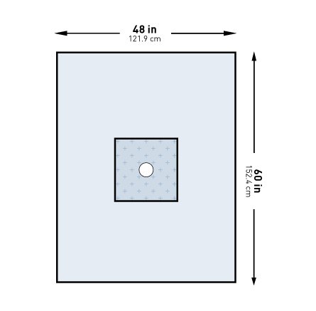 Surgical Drape McKesson Minor Procedure Drape 48 W X 60 L Inch Sterile