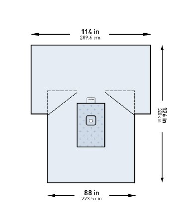 Orthopedic Drape McKesson Lower Extremity Drape 114 W X 88 W X 126 L Inch Sterile