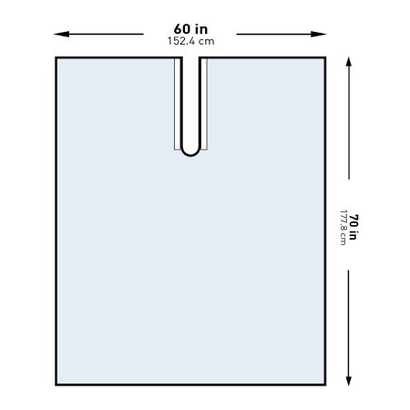 Orthopedic Drape McKesson Impervious U-Drape 60 W X 70 L Inch Sterile