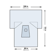 Orthopedic Drape McKesson Lower Extremity Drape 108 W X 80 W X 124 L Inch Sterile