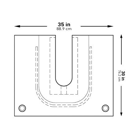 Orthopedic Drape McKesson U-Drape with Pouch 35 W X 30 L Inch Sterile