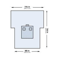 Orthopedic Drape McKesson Bilateral Limb Drape 116 W X 88 W X 114 L Inch Sterile