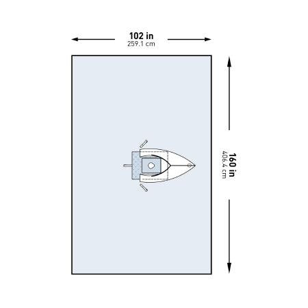 Orthopedic Drape McKesson Shoulder Arthroscopy Drape 102 W X 160 L Inch Sterile