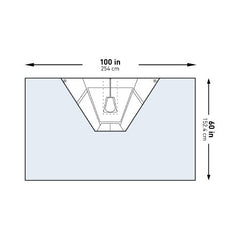 Orthopedic Drape McKesson Heavy-Duty Shoulder Arthroscopy Drape 100 W X 60 L Inch Sterile
