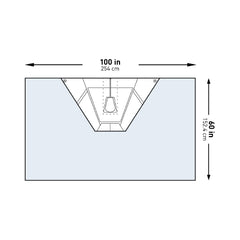 Orthopedic Drape McKesson Heavy-Duty Shoulder Arthroscopy Drape 100 W X 60 L Inch Sterile