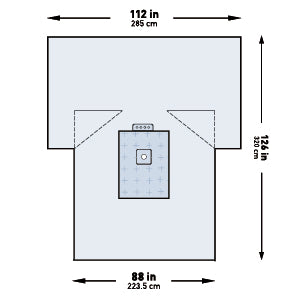 Orthopedic Drape McKesson Heavy-Duty Lower Extremity Drape 114 W X 88 W X 126 L Inch Sterile