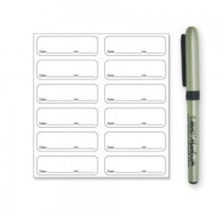 Precision Dynamics Pre-Printed Label PDC® Communication Fill In White Synthetic Paper Date_Int_ Black Safety and Instructional - M-1101338-3973 - Box of 1200