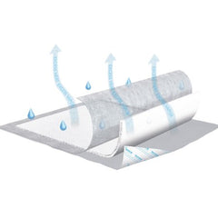 Essity HMS North America Inc Positioning Underpad TENA® InstaDri Air™ Securepad 30 X 36 Inch Disposable Polymer Moderate Absorbency - M-1101627-2565 - Bag of 5