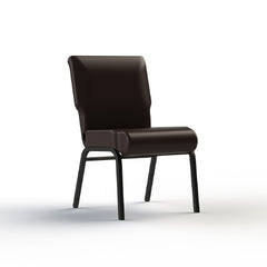 ComforTEK Seating Inc CHAIR, DINNING TITAN ARMLESS WIDE ROOTBEER/ROOTBEER 20"