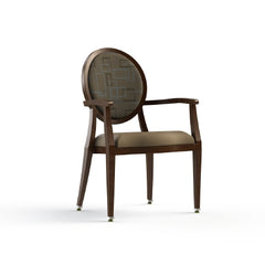 ComforTEK Seating Inc CHAIR, DINNNING CONTESSA 200 ARMED MOCHA/BALSA 38" - M-1101664-4024 - Each