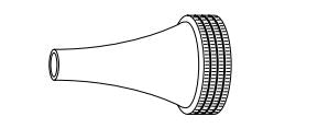 Olympus America Inc Ear Speculum Tip Round Tip Size 4 Stainless Steel 4 mm Reusable