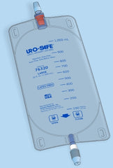Urocare Products Urinary Leg Bag Uro-Safe® Anti-Reflux Valve Sterile 950 mL Vinyl