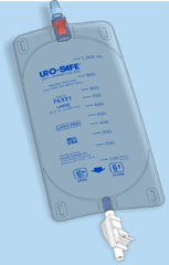 Urocare Products Urinary Leg Bag Uro-Safe® Anti-Reflux Valve Sterile 950 mL Vinyl