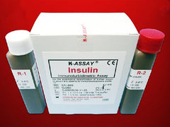 Kamiya Biomedical Company Reagent Kit K-ASSAY® Diabetes Management Insulin For Two-Reagent Automated Analyzers that use Multi-Point Calibration Method 100 Tests R1 Buffer: 1 X 13.5 mL, R2 Antibody: 1 X 5 mL