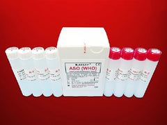 Kamiya Biomedical Company Reagent Kit K-ASSAY® Antibody Test Anti-Streptolysin O (ASO) For Automated Clinical Chemistry Analyzers 400 Tests R1 Buffer: 4 X 20 mL, R2 Streptolysin O Latex Suspension: 4 X 20 mL