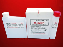 Kamiya Biomedical Company Reagent Kit K-ASSAY® Infectious Disease Immunoassay H. Pylori For Automated Clinical Chemistry Analyzers 300 Tests R1 Buffer: 1 X 60 mL, R2 Antibody: 1 X 12 mL