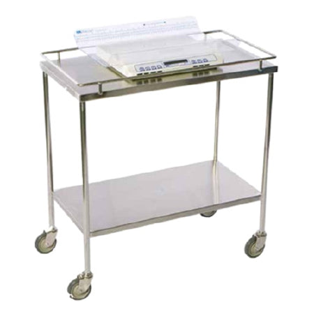 SR Instruments TABLE, SCALE S/STL W/CASTERS PED