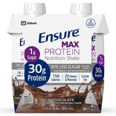 Abbott Nutrition Oral Protein Supplement Ensure® Max Protein Nutrition Shake Milk Chocolate Flavor Ready to Use 11 oz. Carton