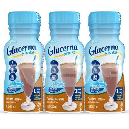 Abbott Nutrition Oral Supplement Glucerna® Shake Chocolate Caramel Flavor Ready to Use 8 oz. Bottle