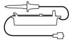 Smiths Medical Pump Set CADD® Blue Striped 125 to 250 mL / hr Drip Rate 78 Inch Tubing Without Ports - M-1102666-4640 - Box of 12