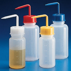 Globe Scientific Wash Bottle Wide Mouth Polyethylene 500 mL (16 oz.)