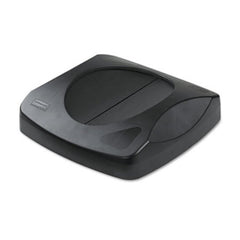 Rubbermaid® Commercial Swing Top Lid for Untouchable Recycling Center, 16" Square, Black