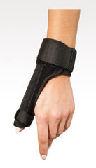 Breg Thumb Brace Breg® Essentials Adult Large D-Ring / Hook and Loop Strap Closure Left or Right Hand Black