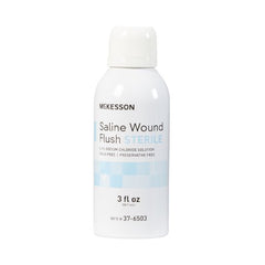 Saline Wound Flush McKesson 3 oz. Spray Can Sterile USP Normal Saline (Sterile 0.9% Sodium Chloride)