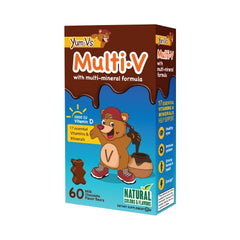 Multivitamin Supplement YumV's™ Gummy 60 Per Box Milk Chocolate Flavor