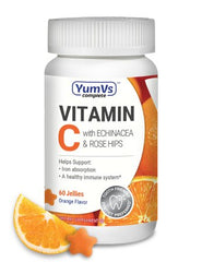 Vitamin C Supplement YumV's™ Ascorbic Acid Gummy 60 per Bottle