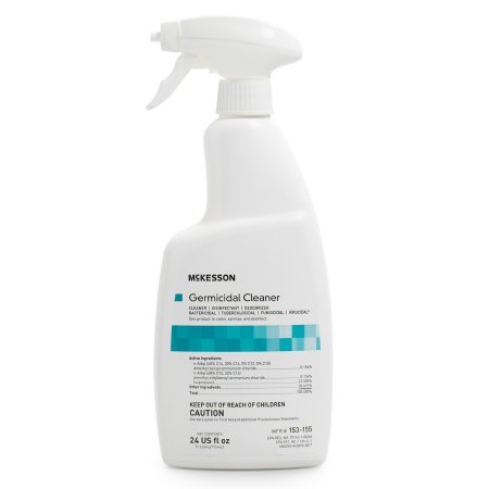 McKesson Surface Disinfectant Cleaner Alcohol Based Liquid 24 oz. Bottle Alcohol Scent NonSterile - M-1103354-2574 - Case of 6