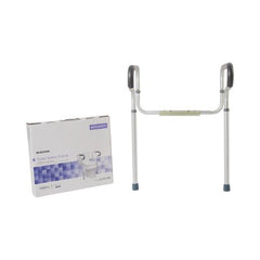 Toilet Safety Rail McKesson Gray Aluminum