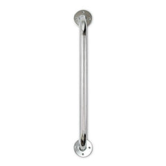 Wall Grab Bar McKesson Chrome Finish Knurled Steel