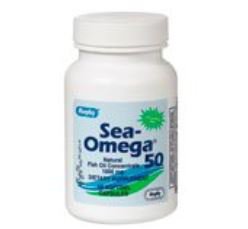 Major Pharmaceuticals Omega 3 Supplement Rugby® Sea Omega Fish Oil 1000 mg Strength Softgel 50 per Bottle