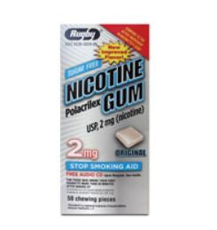 Major Pharmaceuticals Stop Smoking Aid Rugby® 2 mg Strength Gum