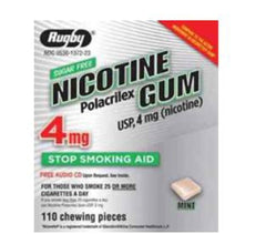 Major Pharmaceuticals Stop Smoking Aid Rugby® 4 mg Strength Gum