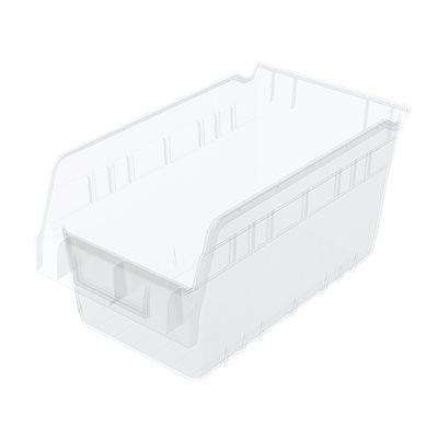 Akro-Mils Storage Bin ShelfMax® Clear Plastic 6 X 6-5/8 X 11-5/8 Inch - M-1103875-3093 - CT/10