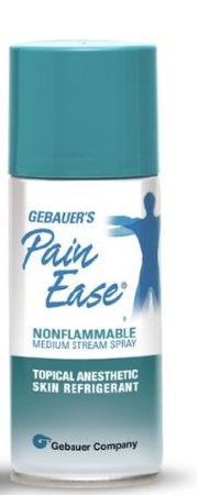 Gebauer Topical Pain Relief Gebauer's Pain Ease® Pentafluoropropane / Tetrafluoroethane Medium Stream Spray 30 mL