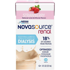 Nestle Healthcare Nutrition Oral Supplement Novasource® Renal Strawberry Flavor Ready to Use 8 oz. Carton
