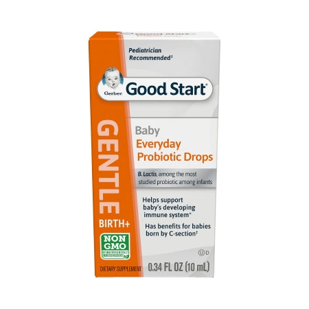 Nestle Healthcare Nutrition Pediatric Probiotic Dietary Supplement Gerber® 0.34 fl oz. Oral Drops