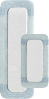 Coloplast Silicone Foam Dressing Biatain® 4 X 8 Inch Rectangle Silicone Adhesive with Border Sterile