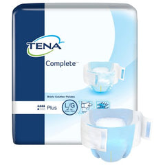 Essity HMS North America Inc Unisex Adult Incontinence Brief TENA® Complete™ Large Disposable Moderate Absorbency - M-1105112-4758 - Case of 72