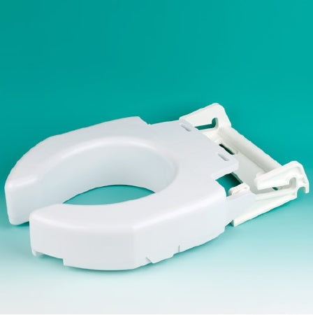 Maddak Raised Toilet Seat Secure-Bolt™ 3 Inch Height White 600 lbs. Weight Capacity